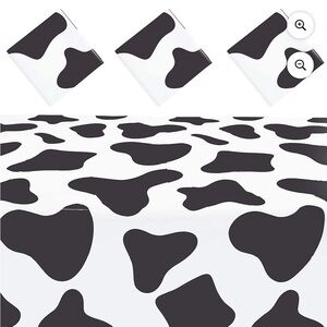 Cow Print Tablecloth